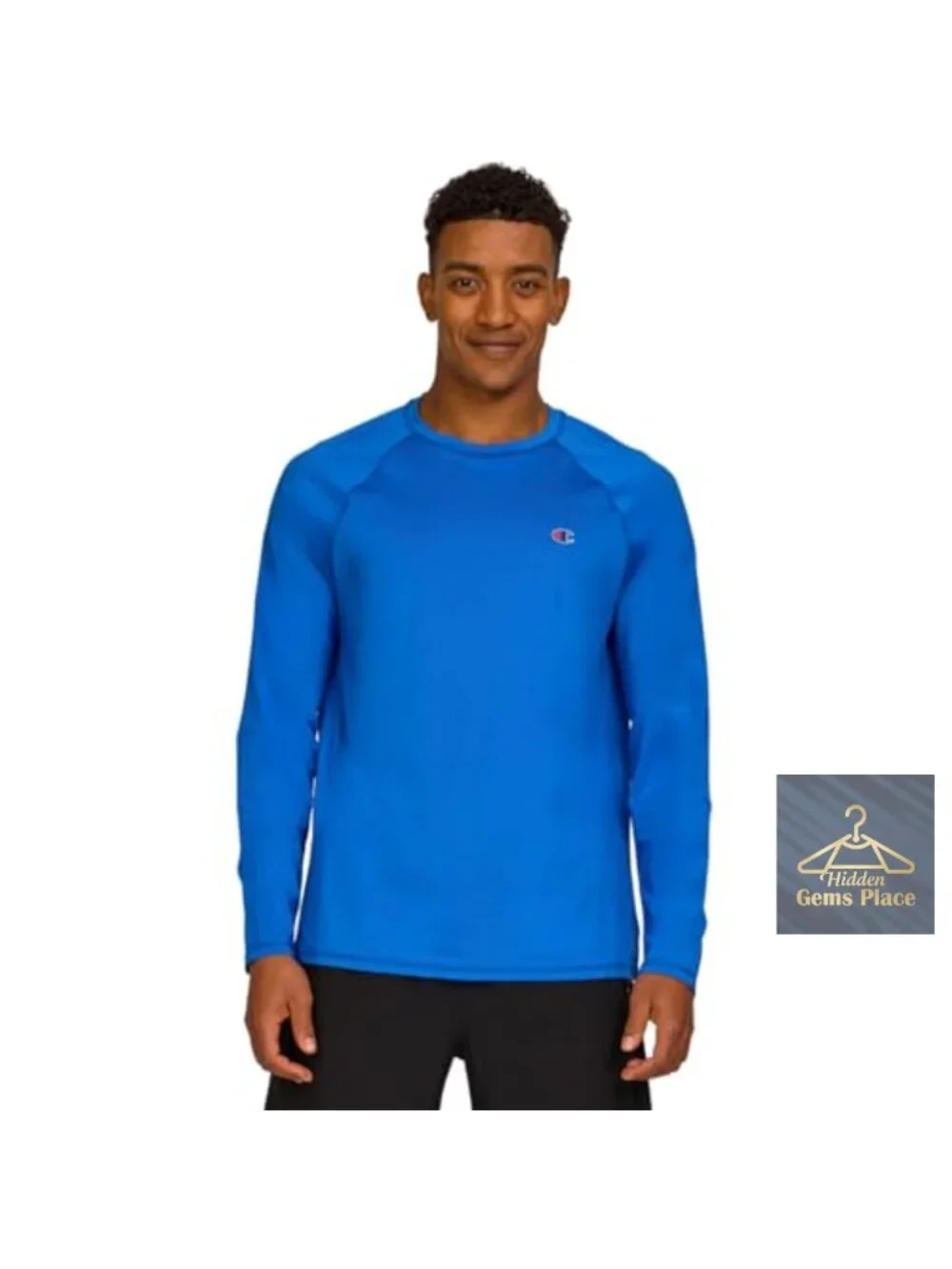 Men's UPF 50+ Long Sleeve Rash Guard Swim Shirt Quick Dry